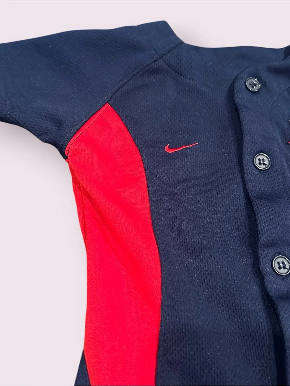 Nike MLB Minnesota Twins Baseball Button Romper - Navy & Red Size 18 Months